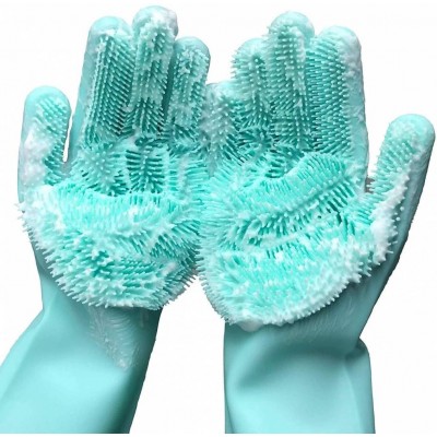 Rubber Magic Dishwashing Gloves Waterproof Dish Washing Gloves Magic Silicon Cleaning Gloves