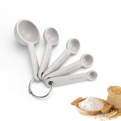 Amazon Hot Sale Wholesale Mini Medicine Coffee Tea Baby Silicone Rubber Measuring Resin Spoon