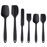 Non-Stick Heat-Resistant Silicone Spatula Pastry Silicone Baking Set 6Pcs Silicone Spatula Set